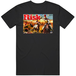 Risk Best Board Game Of All Time Players Retro Mens Size Large Black T Shirt Risk Best Board Game Of All Time Players Retro Mens Size Large Black T Shirt