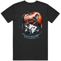Death Note Apple Ryuk Anime Mens Size Large Black T Shirt Death Note Apple Ryuk Anime Mens Size Large Black T Shirt