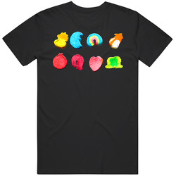Lucky Charms Cereal Pieces Mens Size Large Black T Shirt Lucky Charms Cereal Pieces Mens Size Large Black T Shirt