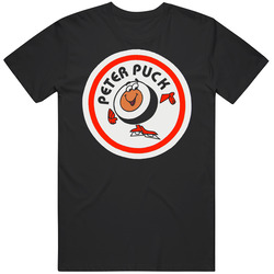 Peter Puck Hockey Night In Canada Mens Size Large Black T Shirt Peter Puck Hockey Night In Canada Mens Size Large Black T Shirt