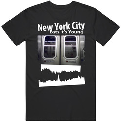 New York Eats It's Young How To Make It Mens Size Large Black T Shirt New York Eats It's Young How To Make It Mens Size Large Black T Shirt