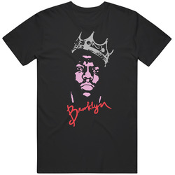 Notorious Big Rapper Crown Cool Gangster Mens Size Large Black T Shirt Notorious Big Rapper Crown Cool Gangster Mens Size Large Black T Shirt