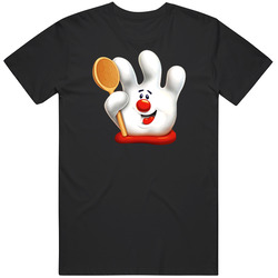 Hamburger Helper Glove Funny Halloween Costume Idea Mens Size Large Black T Shirt