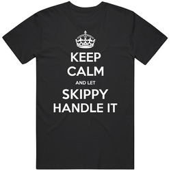 Keep Calm And Let Skippy Handle It Custom First Name Mens Size Large Black T Shirt Keep Calm And Let Skippy Handle It Custom First Name Mens Size Large Black T Shirt