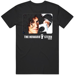 The Howard Stern Show Sirius Radio Black Mens Size Large Black T Shirt The Howard Stern Show Sirius Radio Black Mens Size Large Black T Shirt