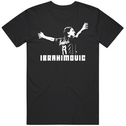 Zlatan Ibrahimovic Ac Milan Sweden Soccer Mens Size Large Black T Shirt Zlatan Ibrahimovic Ac Milan Sweden Soccer Mens Size Large Black T Shirt