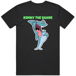 Kenny The Shark Shark Week Mens Size Large Black T Shirt Kenny The Shark Shark Week Mens Size Large Black T Shirt