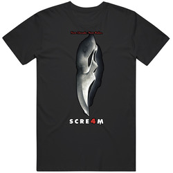 Scream 4 Thriller Horror Movie Mens Size Large Black T Shirt Scream 4 Thriller Horror Movie Mens Size Large Black T Shirt