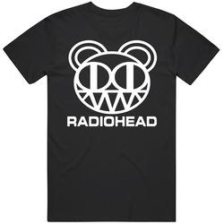 Radiohead Rock Band Logo Mens Size Large Black T Shirt Radiohead Rock Band Logo Mens Size Large Black T Shirt