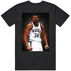 Cool Giannis Antetokounmpo Greek Freak Milwaukee Basketball Fan Mens Size Large Black T Shirt Cool Giannis Antetokounmpo Greek Freak Milwaukee Basketball Fan Mens Size Large Black T Shirt