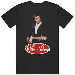 Ritchie Valens La Bamba Music Mens Size Large Black T Shirt Ritchie Valens La Bamba Music Mens Size Large Black T Shirt
