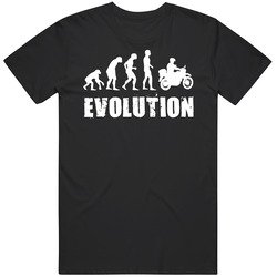 Evolution Of Motorcycle Motorbike Cool Mens Size Large Black T Shirt Evolution Of Motorcycle Motorbike Cool Mens Size Large Black T Shirt