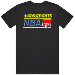 Cbs Sports Nba Retro Basketball Game Intro Basketball Fan Mens Size Large Black T Shirt Cbs Sports Nba Retro Basketball Game Intro Basketball Fan Mens Size Large Black T Shirt