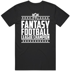 Fantasy Football League Champion Mens Size Large Black T Shirt Fantasy Football League Champion Mens Size Large Black T Shirt