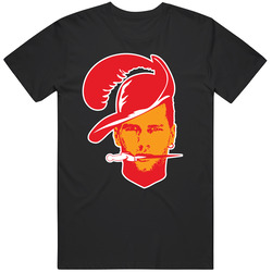 Tom Brady Tampa Bay Logo Cartoon Trade Football Mens Size Large Black T Shirt Tom Brady Tampa Bay Logo Cartoon Trade Football Mens Size Large Black T Shirt