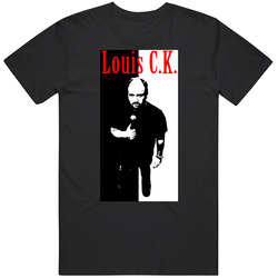 Louis Ck Comic Gangster Mens Size Large Black T Shirt Louis Ck Comic Gangster Mens Size Large Black T Shirt