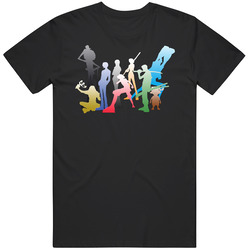 One Piece Anime Manga Characters Mens Size Large Black T Shirt One Piece Anime Manga Characters Mens Size Large Black T Shirt