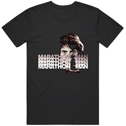 Marathon Man Mens Size Large Black T Shirt