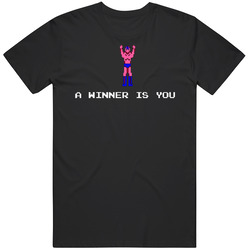 Pro Wrestling Nes A Winner Is You Mens Size Large Black T Shirt Pro Wrestling Nes A Winner Is You Mens Size Large Black T Shirt