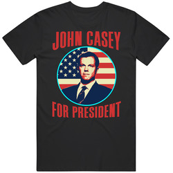 John Casey Chuck For President Spy Tv Fan Mens Size Large Black T Shirt John Casey Chuck For President Spy Tv Fan Mens Size Large Black T Shirt
