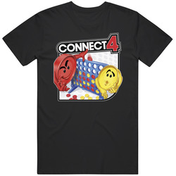 Connect 4 Best Board Game Of All Time Players Mens Size Large Black T Shirt Connect 4 Best Board Game Of All Time Players Mens Size Large Black T Shirt