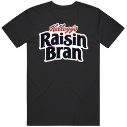 Raisin Bran Logo Greatest Cereal Of All Time Breakfast Fan Foodie Mens Size Large Black T Shirt Raisin Bran Logo Greatest Cereal Of All Time Breakfast Fan Foodie Mens Size Large Black T Shirt