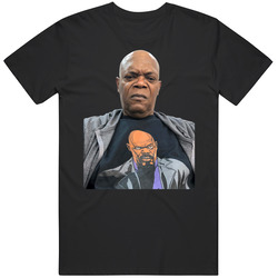 Samuel L Jackson Wearing Selfie Inception Indulgence Mens Size Large T Shirt Samuel L Jackson Wearing Selfie Inception Indulgence Mens Size Large T Shirt