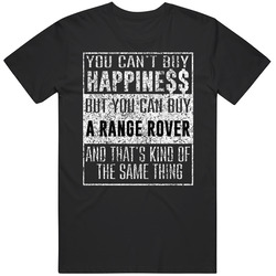 You Can't Buy Happiness Range Rover Car Distressed Cool Mens Size Large T Shirt You Can't Buy Happiness Range Rover Car Distressed Cool Mens Size Large T Shirt