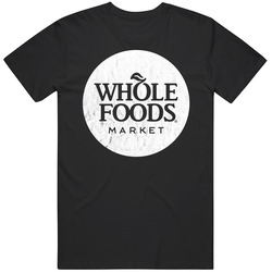 Whole Foods Market Grocery Store Logo Vintage Grunge Look Mens Size Large T Shirt Whole Foods Market Grocery Store Logo Vintage Grunge Look Mens Size Large T Shirt