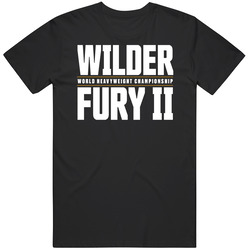 Deontay Wilder Vs. Tyson Fury 2 Heavy Weight Championship Mens Size Large T Shirt Deontay Wilder Vs. Tyson Fury 2 Heavy Weight Championship Mens Size Large T Shirt