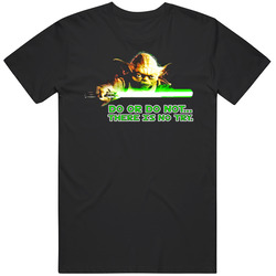 Yoda Do Or Do Not There Is No Try Star Wars Jedi Mens Size Large T Shirt Yoda Do Or Do Not There Is No Try Star Wars Jedi Mens Size Large T Shirt