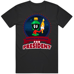 Marvin The Martian For President Greatest Villains Mens Size Large T Shirt Marvin The Martian For President Greatest Villains Mens Size Large T Shirt
