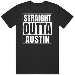 Straight Outta Austin Texas City Compton Parody Grunge Mens Size Large T Shirt Straight Outta Austin Texas City Compton Parody Grunge Mens Size Large T Shirt