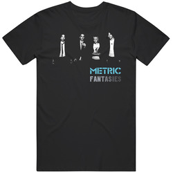 Metric Pop Music Band Mens Size Large T Shirt Metric Pop Music Band Mens Size Large T Shirt