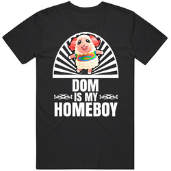 Dom Is My Homeboy Animal Crossing New Horizons Character Video Game Fan Mens Size Large T Shirt