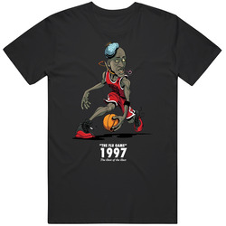 Michael Jordan Flu Game The Illest Chicago Basketball Fan Mens Size Large T Shirt Michael Jordan Flu Game The Illest Chicago Basketball Fan Mens Size Large T Shirt