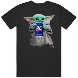Baby Yoda The Child Mandalorian Rc Cola Soda Pop Drink Mens Size Large T Shirt