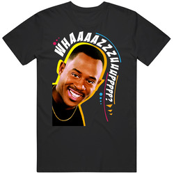 What's Up Whazup Martin Lawrence Tv Show Fan Mens Size Large T Shirt What's Up Whazup Martin Lawrence Tv Show Fan Mens Size Large T Shirt