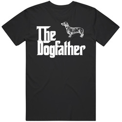 Dachshund Custom Dog Breed The Dogfather Black Mens Size Large T Shirt Dachshund Custom Dog Breed The Dogfather Black Mens Size Large T Shirt