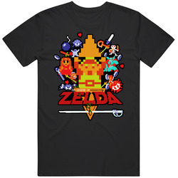 The Legend Of Zelda Video Game Mens Size Large T Shirt The Legend Of Zelda Video Game Mens Size Large T Shirt