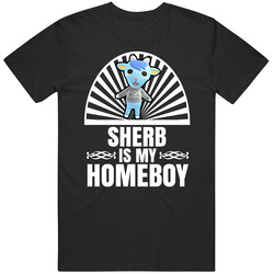 Sherb Is My Homeboy Animal Crossing New Horizons Character Video Game Fan Mens Size Large T Shirt