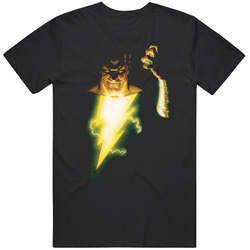 Black Adam Shazam Captain Marvel Cartoon Mens Size Large T Shirt Black Adam Shazam Captain Marvel Cartoon Mens Size Large T Shirt