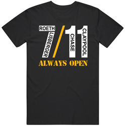 Ben Roethlisberger Chase Claypool 7 11 Always Open Pittsburgh Football Fan Parody Mens Size Large T Shirt Ben Roethlisberger Chase Claypool 7 11 Always Open Pittsburgh Football Fan Parody Mens Size Large T Shirt