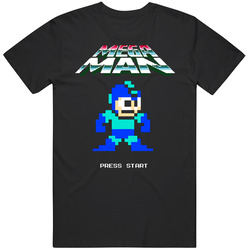 Megaman Arcade Game Capcom Retro Mens Size Large T Shirt Megaman Arcade Game Capcom Retro Mens Size Large T Shirt