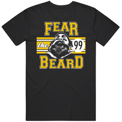 Brett Keisel Fear The Beard Pittsburgh Football Mens Size Large T Shirt Brett Keisel Fear The Beard Pittsburgh Football Mens Size Large T Shirt