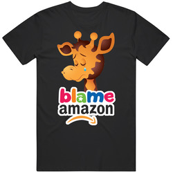 Toys R Us Crying Geoffrey The Giraffe Blame Amazon Fan Mens Size Large T Shirt Toys R Us Crying Geoffrey The Giraffe Blame Amazon Fan Mens Size Large T Shirt