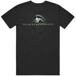 Survivorman Les Stroud Tv Show Black Mens Size Large T Shirt Survivorman Les Stroud Tv Show Black Mens Size Large T Shirt