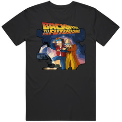 Back To The Future Futurama Funny Mens Size Large T Shirt Back To The Future Futurama Funny Mens Size Large T Shirt