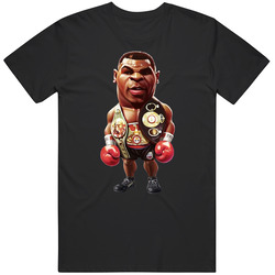 Mike Tyson Cartoon Retro Boxing Fan Mens Size Large T Shirt Mike Tyson Cartoon Retro Boxing Fan Mens Size Large T Shirt