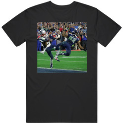Malcolm Butler Goal Line Interception New England Football Sports Moment Fan Mens Size Large T Shirt Malcolm Butler Goal Line Interception New England Football Sports Moment Fan Mens Size Large T Shirt
